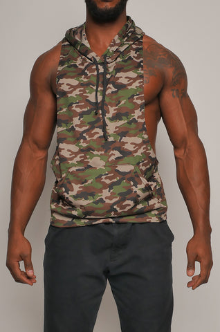 I8T-008w Unisex T Back Poly Mesh Hoodie